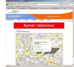 Bannery mapa Google